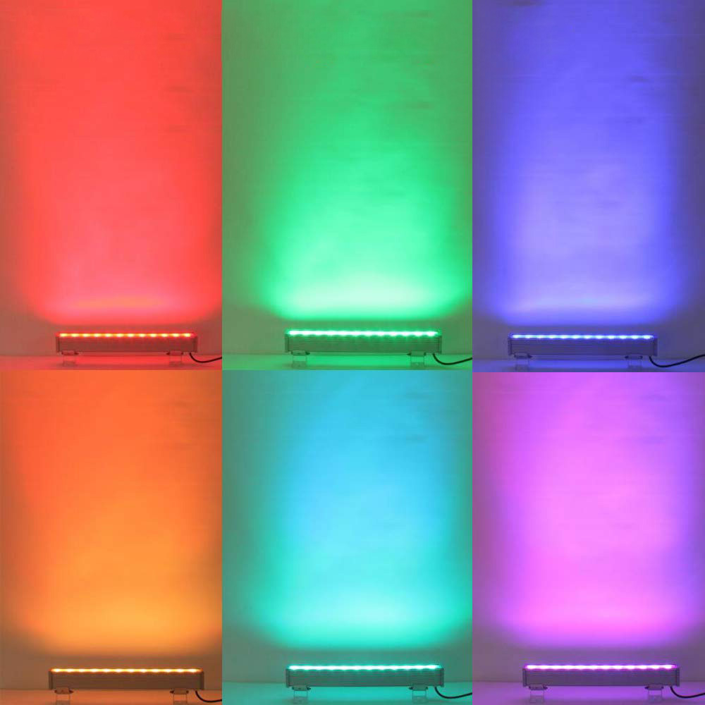 RF Remote RGB Color Changing LED Linear Wall Washer Lights [WALLWASHER